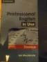 Учебник по бизнес английски. Profesional English in Use. Finance. Ian MacKenzie, снимка 1