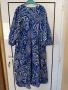 H&M  рокля в бяло и синьо от памук, снимка 4