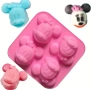 Мини Маус силиконов молд за свещи гипс смола фондан гипс смола , снимка 1