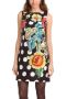 Desigual dress multicolored floral - страхотна рокля КАТО НОВА , снимка 1 - Рокли - 45304477