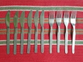 Прибори вилици ножове 10 бр, снимка 1