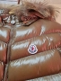 Зимно яке Moncler с гъши пух и естествен косъм, снимка 3