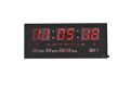 Цифров стенен LED часовник с показване на календар и температура, снимка 1 - Други - 45560908