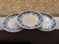 Лот от три порцеланови чинии Staffordshire England порцелан, снимка 1