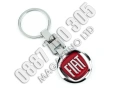 Ключодържател Фиат Емблема Хромиран Тежък Fiat, снимка 6