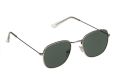 Мъжки слънчеви очила сребърна метална рамка зелен обектив, снимка 1 - Слънчеви и диоптрични очила - 45974269