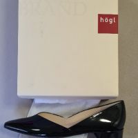 Елегантни лачени обувки с нисък ток Högl №38, снимка 8 - Дамски ежедневни обувки - 45491635