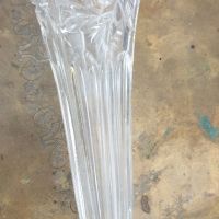 Кристална стъклена ваза. , снимка 2 - Декорация за дома - 45580291