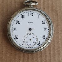 Стар джобен часовник Elgin ЗА ЧАСТИ, снимка 1 - Джобни - 45430525