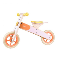 Дървено баланс колело в пастелни цветове (004), снимка 1 - Столчета за кола и колело - 44953780