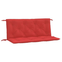 vidaXL Възглавници за градински пейки 2 бр червено 120x50x7 см плат（SKU:315010, снимка 1 - Градински мебели, декорация  - 45006871