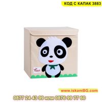 Кутия за играчки с картинки на различни животни и капак - КОД С КАПАК 3883, снимка 14 - Други - 45452817
