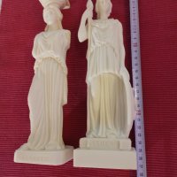 Две древно гръцки статуетки от алабастър, ръчно изработени, Гърция. , снимка 11 - Статуетки - 45752981