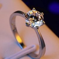 Сребърен пръстен с цирконий , снимка 2 - Пръстени - 45404213
