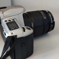 Фотоапарат Canon EOS 300+обектив Tamron, снимка 5 - Фотоапарати - 45280943