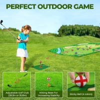 Комплект за игра на голф, лепкави тренировъчни постелки за голф/дартс за деца и възрастни, снимка 3 - Голф - 45437729