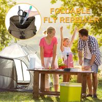 Неиджайер Летящи вентилатори: Ефективна защита от мухи за пикник и барбекю, снимка 3 - Други - 45210486