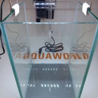Нано аквариум 12 литра Оборудван и подарък корен, снимка 1 - Аквариуми - 35605170