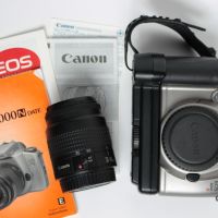 CANON EOS 3000N Kit (SLR) + Battery Grip, снимка 3 - Фотоапарати - 45399611
