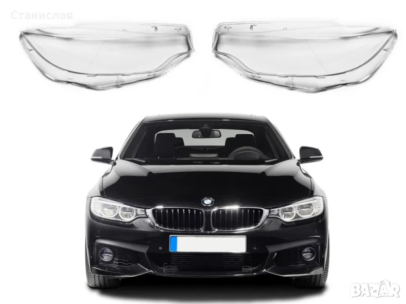 Стъкла (капаци) за фарове за BMW 4 F32 / F33 / F36, снимка 1