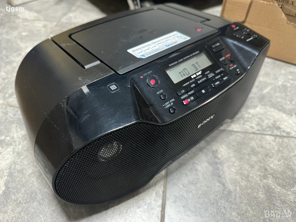 Минисистема радио Mp3 Плеър Sony Zs-Rs70Btb, снимка 1
