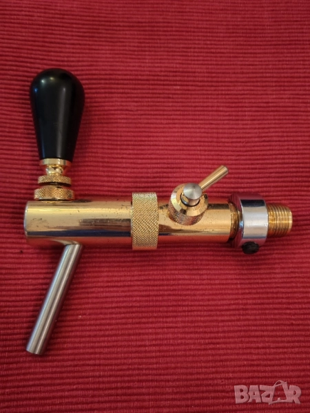 Месингов кран за бира. , снимка 1