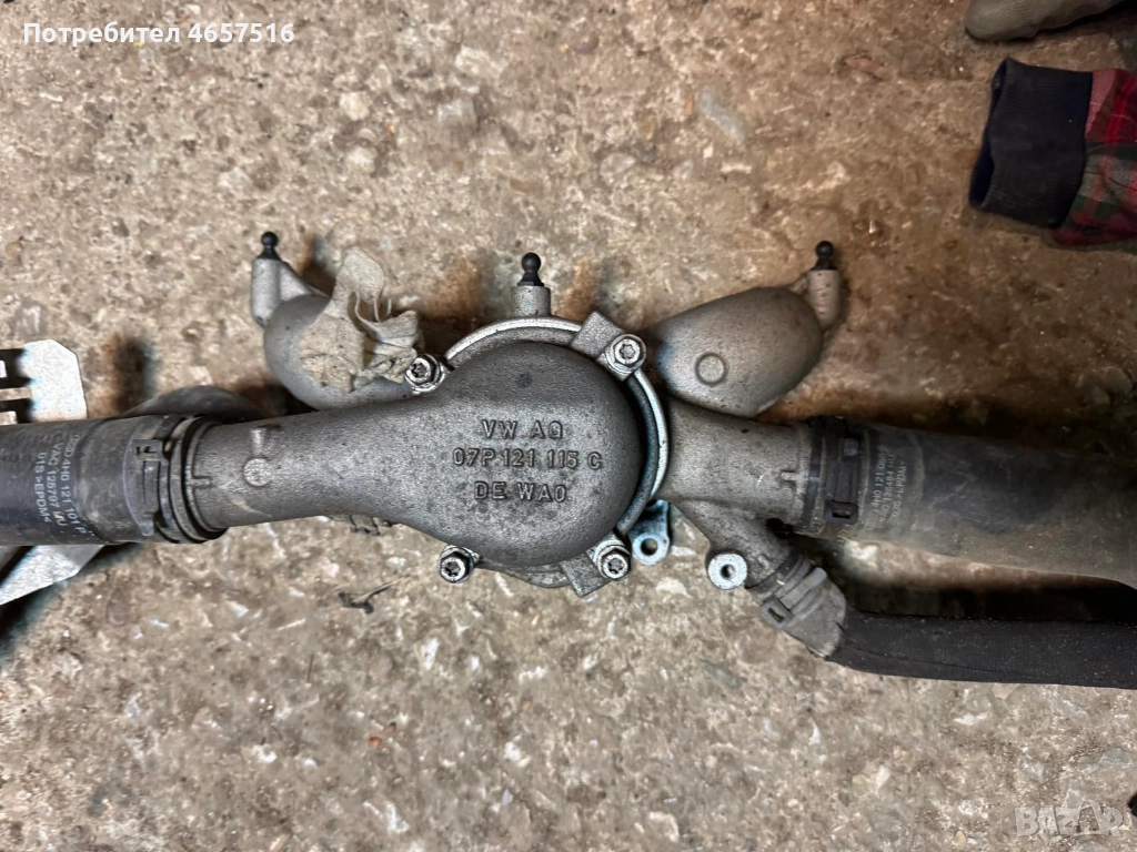 Термостат + тялото комплект за Ауди Audi A8 D4 H4 6.3 W12 500ps. само за 200лв. 07p121115c, снимка 1