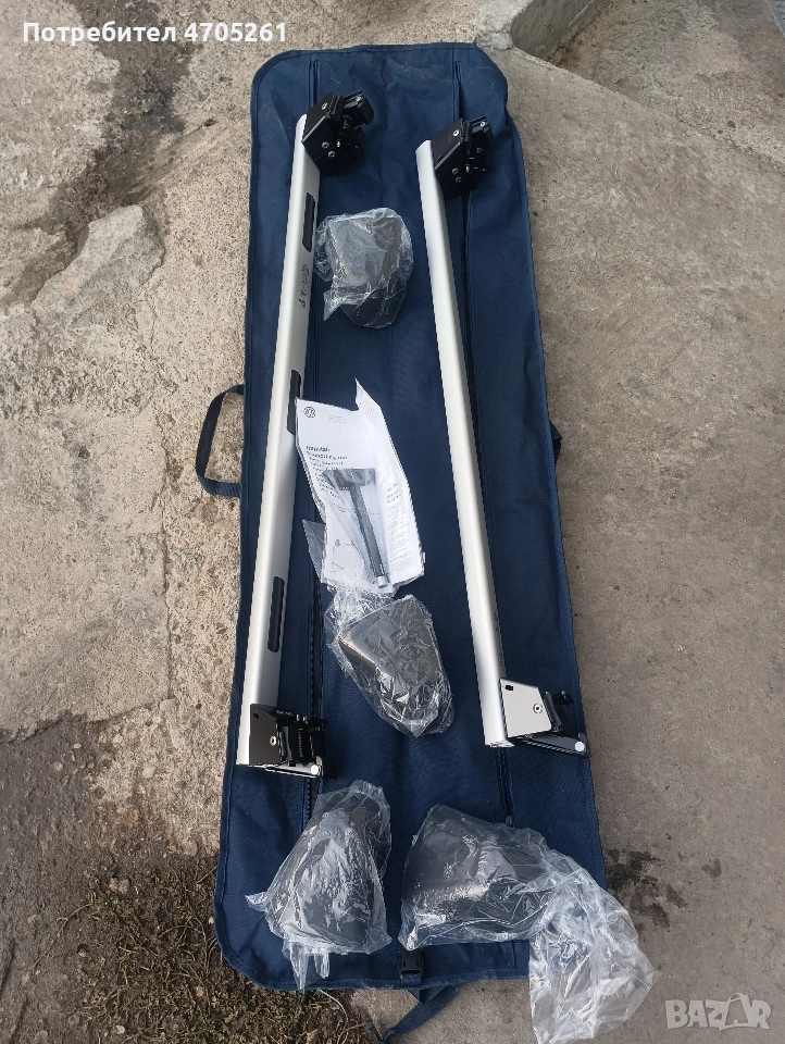 напречни греди за багажник golf plus, снимка 1