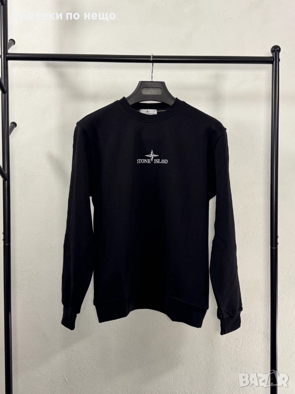 Stone Island Мъжка Черна Блуза С Дълъг Ръкав Код V.B.63, снимка 1