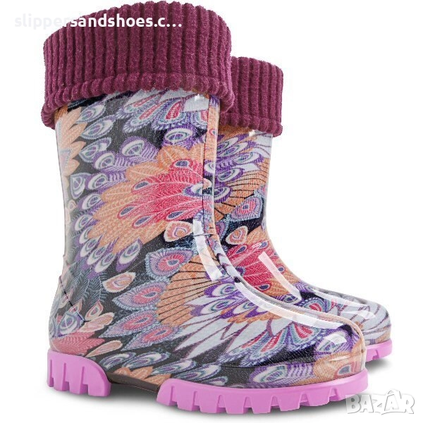 Детски гумени ботуши DEMAR флора 20/35, снимка 1