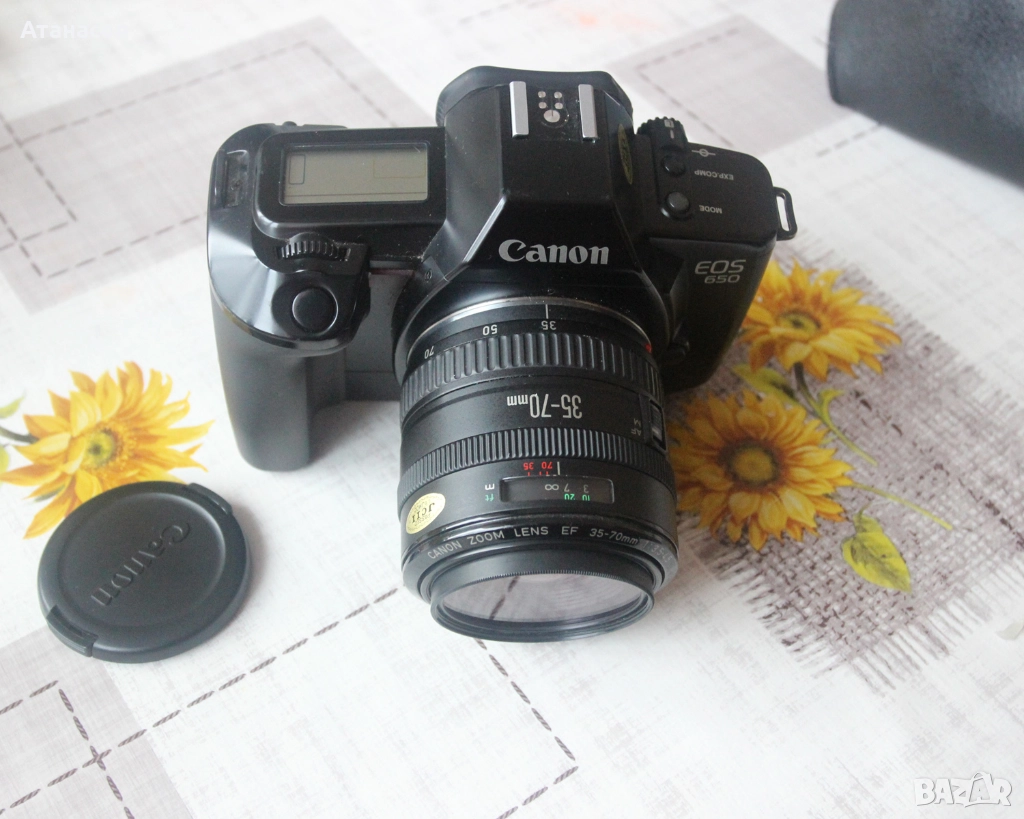 Canon Eos 650 + обектив Canon 35-70 f/3.5 - 4.5, снимка 1