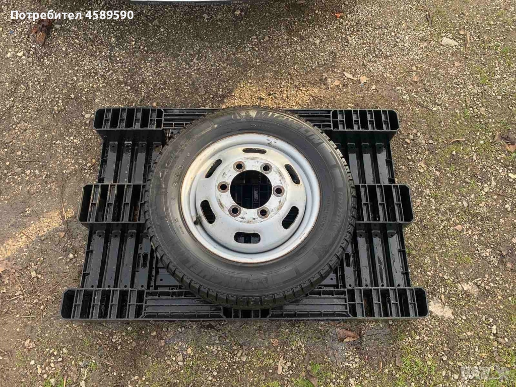 Резервна гума Michelin+джанта 16цола 6x170 ET115 за ДВОЙНИ ГУМИ Iveco Daily(2006-2025), снимка 1