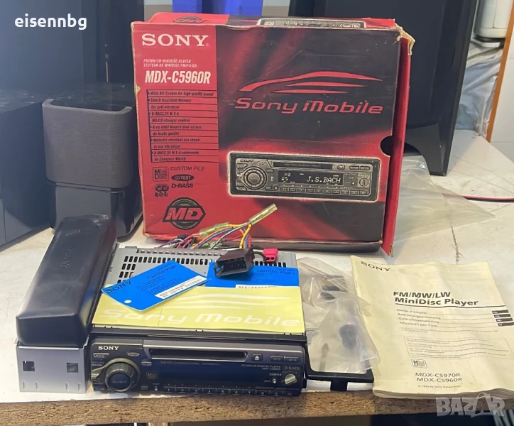 Sony MDX-C5960R - Car Radio Mini Disc Player, снимка 1