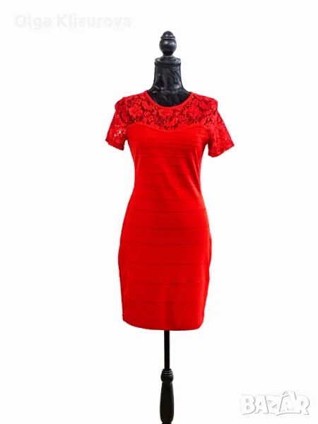 Елегантна рокля с дантела Classic Tricot, снимка 1