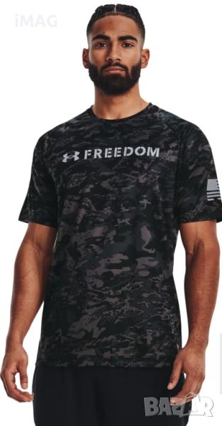 Нова, мъжка и оригинална тениска Under Armour Freedom Tactical Camo 3XL, снимка 1