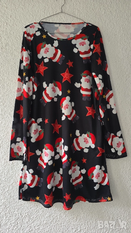 Дамска Коледна рокля размер 2ХЛ, снимка 1