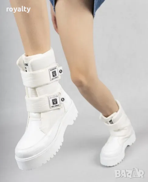 Равни апрески - бели , снимка 1