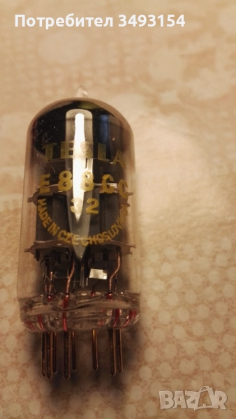 Радиолампа Е88CC, снимка 1