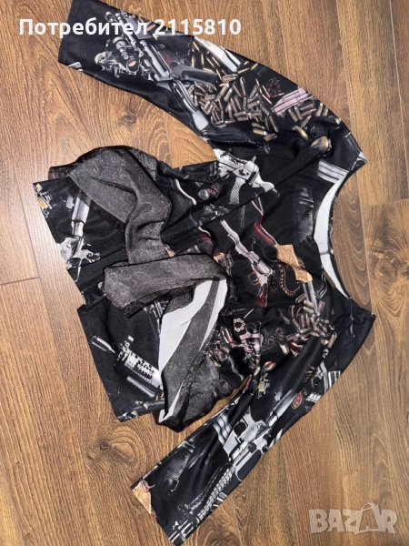 Блуза джофра тюл, снимка 1