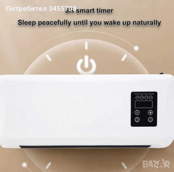 Печка за стенен монтаж 2000w., снимка 1