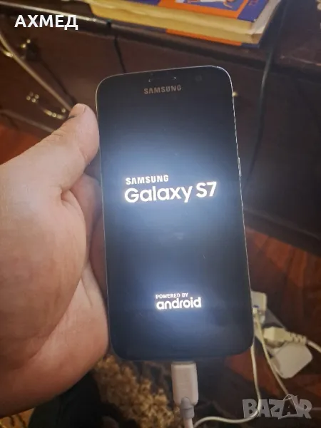 Samsung S7-със счупено стъкло работеща платка, снимка 1