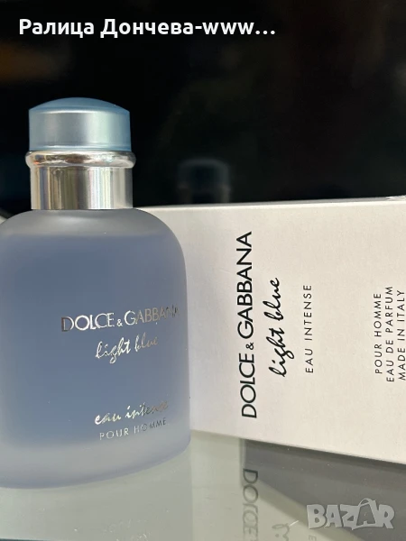 Парфюм в транспортна опаковка-Dolce&Gabbana-Light Blue-Eau Intense-EDP-Pour Homme, снимка 1