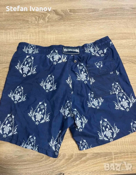 Мъжки бански Vilebrequin - тъмносини с костенурки, снимка 1