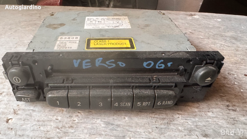 Оригинална Аудио / GPS и видео система за Toyota Verso 2006 - 86120-52260 / CQ-MS0270AK, снимка 1