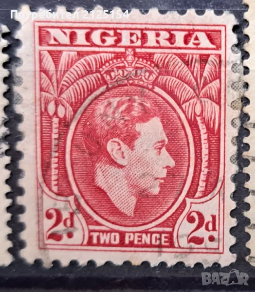 Пощенска марка, Нигерия, 1937 г., снимка 1