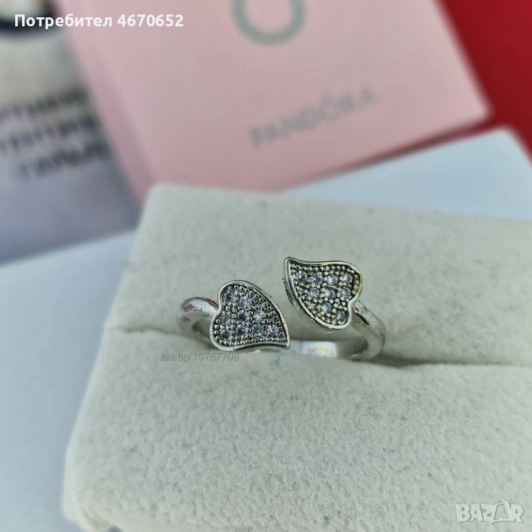 Пръстен „Twin Hearts“, снимка 1