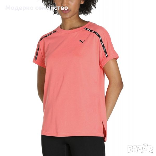 Дамска тениска puma logo boyfriend training tee orange, снимка 1