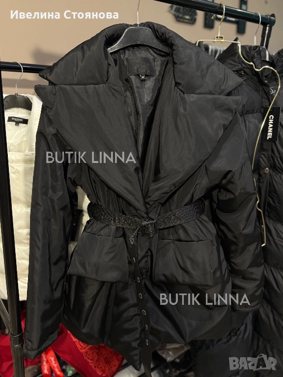 Яке Прада с колан, снимка 1