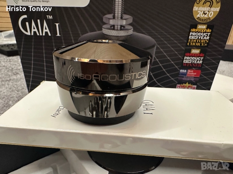 Продавам Isoacoustics GAIA I (4бр.) до 105кг, аудиофилски крака, снимка 1