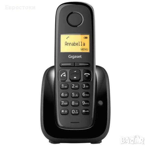 Безжичен DECT телефон Gigaset A280 – черен , снимка 1